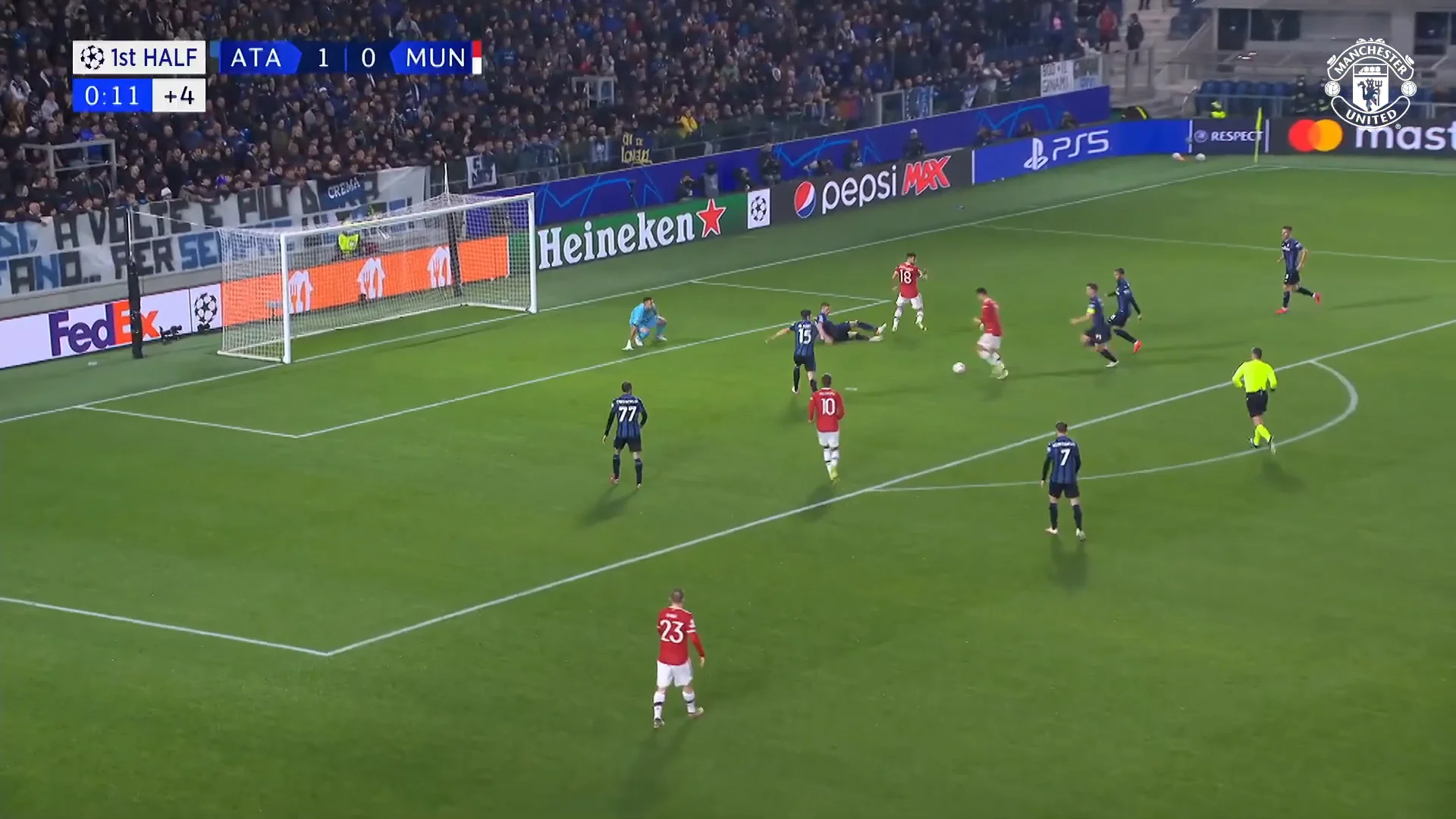 Cristiano Ronaldo Goal #797 vs Atalanta BC (45+1') | Manchester United Second Spell (2021–2023)