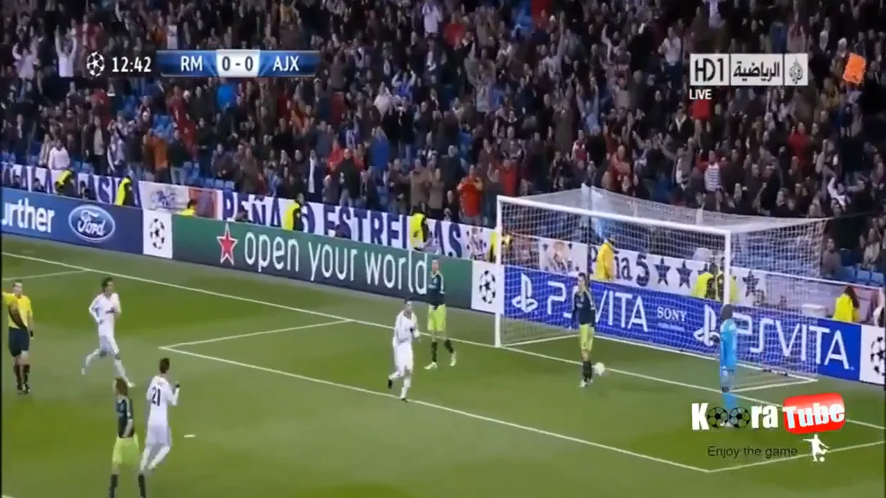 Cristiano Ronaldo Goal #327 vs Ajax Amsterdam (13') | Real Madrid 2012-2013