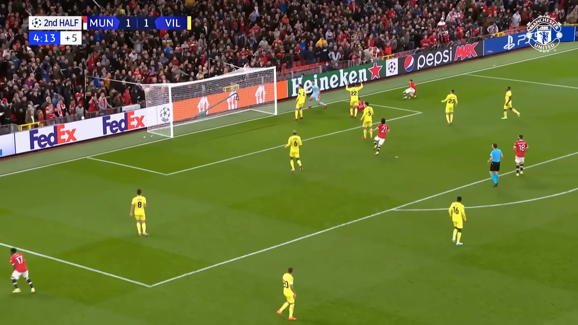 Cristiano Ronaldo Goal #790 vs Villarreal CF (90+5') | Manchester United Second Spell (2021–2023)