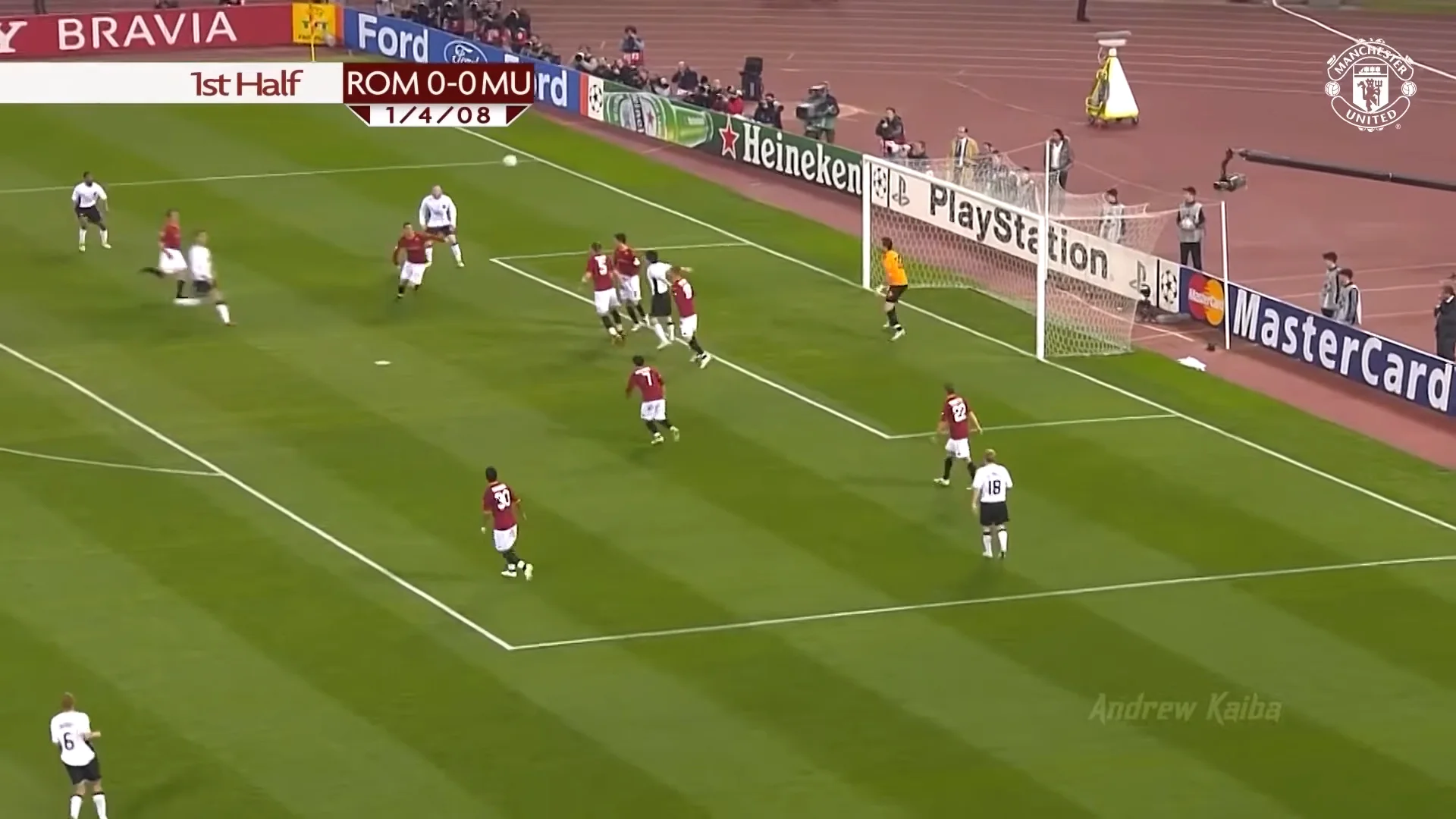 Cristiano Ronaldo Goal #111 vs AS Roma (39') | Manchester United 2007/08 (MUTV #86)